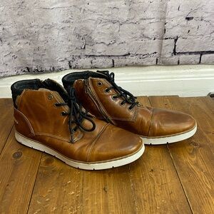 Bull boxer adyn mens tan leather shoes size 11